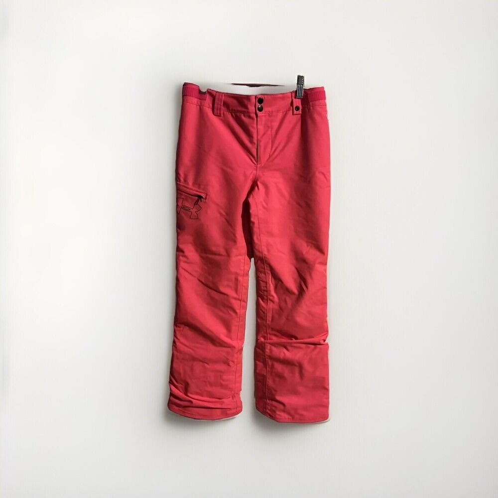 Under Armour Infrared Storm Pants Cold gear Youth‎ Medium Hot Pink Snow Ski